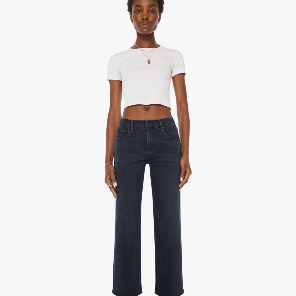 MOTHER Mid Rise Rambler Ankle Zip Jeans